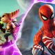 Ratchet and Spider-Man hanging out together.
